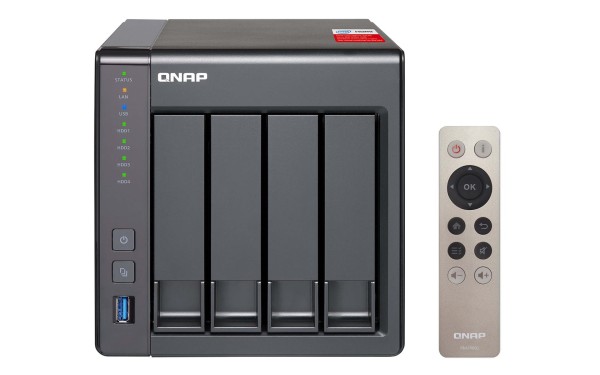 Qnap TS-451+2G 4-Bay 4TB Bundle mit 1x 4TB IronWolf ST4000VN006