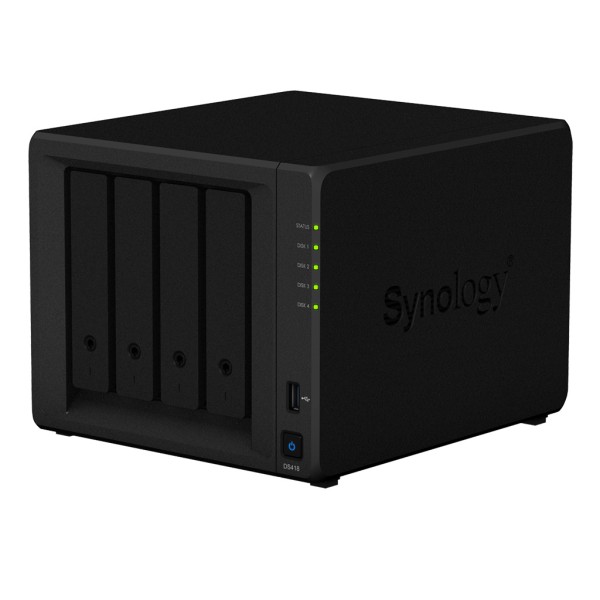 Synology DS418 4-Bay 16TB Bundle mit 4x 4TB IronWolf ST4000VN006
