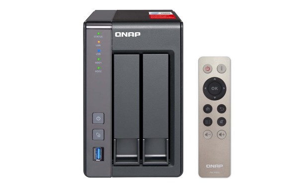 Qnap TS-251+-8G 2-Bay 4TB Bundle mit 2x 2TB P300 HDWD120