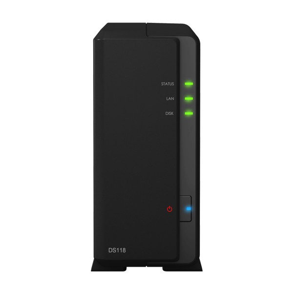 Synology DS118 1-Bay 1TB Bundle mit 1x 1TB Red WD10EFRX