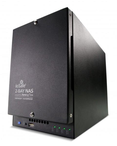ioSafe NAS 218, 1x Gb LAN, 4TB (2x2TB) HDD, 2 Jahre DRS BASIC (218-4TB1YR-EU)