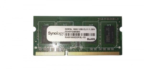 Arbeitsspeicher 1GB, DDR3-RAM, SO-DIMM (1600MHz, 204pin, CL11) Synology, Qnap, Notebook-Laptop