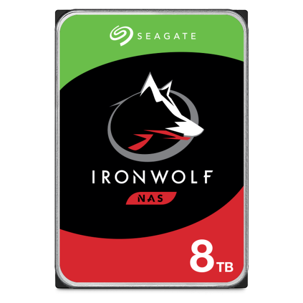 8000GB Seagate IronWolf NAS Silent HDD, SATA 6Gb/s (ST8000VN002)