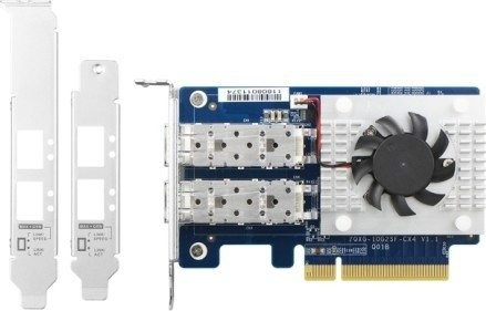 QNAP QXG-25G2SF-CX6 - Netzwerkadapter - PCIe 4.0 x8 Low-Profile - 25 Gigabit SFP28 x 2