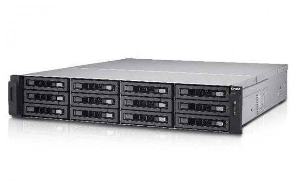 QNAP TS-EC1280U-i3-4GE-R2 12-Bay NAS 48TB Bundle mit 12x 4TB WD4002FFSX Red Pro