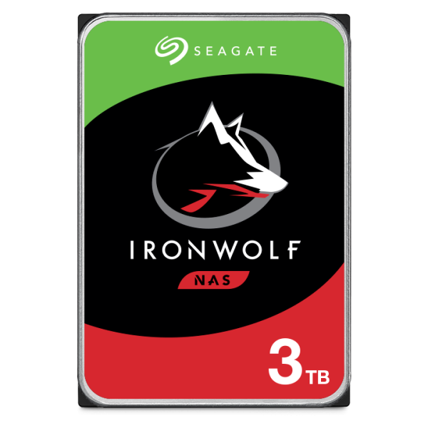 3000GB Seagate IronWolf NAS HDD, SATA 6Gb/s (ST3000VN006)