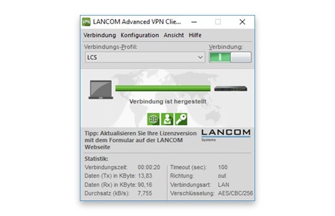 LANCOM Upgrade Advanced VPN Client (MAC) - ESD