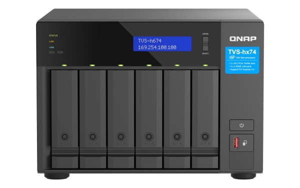Qnap TVS-h674-i5-32G 6-Bay 108TB Bundle mit 6x 18TB IronWolf Pro ST18000NT001
